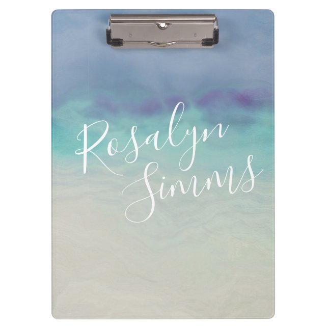 Painted Ocean Clipboard (Front)