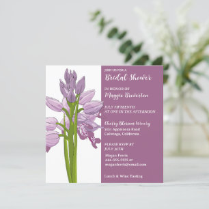 Painted Orchid Bridal Shower Invitation