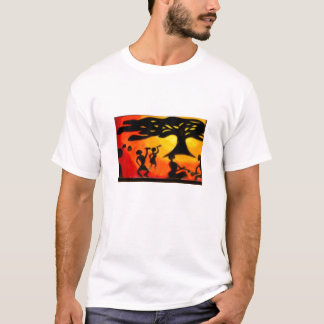 Painted organic africa sunset T T-Shirt