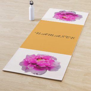 Painted Peony Yoga Mat