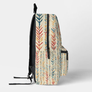 Painted Pine Needle Stripes - Backpack