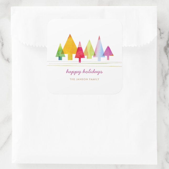 Painted Pines Sticker (Bag)