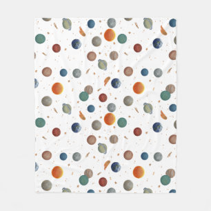 Painted Planets Baby Fleece Blanket