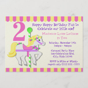 Painted Pony Birthday Party Invitation