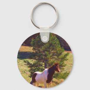 Painted Pony by the Pine Key Ring