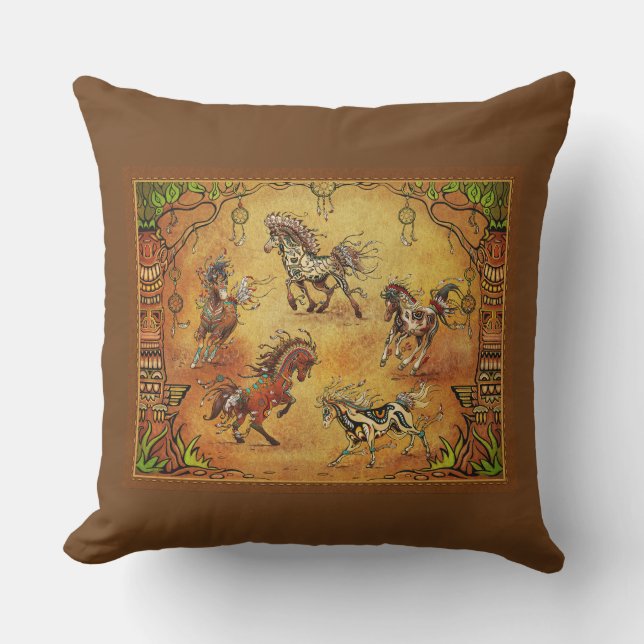 painted pony cushion (Front)