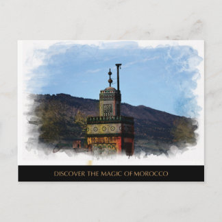 Painted Postcard of Morocco