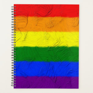 Painted Pride Flag Planner