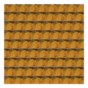 Painted Pumpkin Patterns Poster