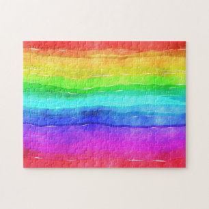 Painted Rainbow Jigsaw Puzzle