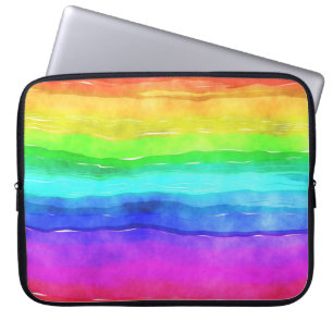 Painted Rainbow Laptop Sleeve
