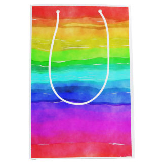 Painted Rainbow Medium Gift Bag