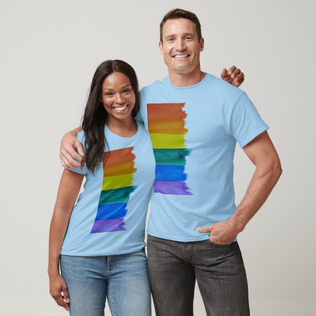 Painted Rainbow  T-Shirt (Unisex)