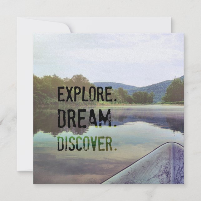 PAINTED RIVER 5.25 x 5.25 card (Front)