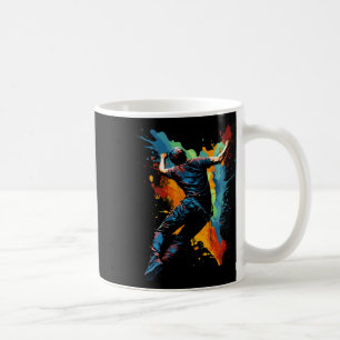 Painted Rock Climber Men Artistic Boys Rock Climbi Coffee Mug