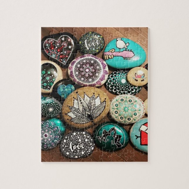 Painted Rock Puzzle (Vertical)