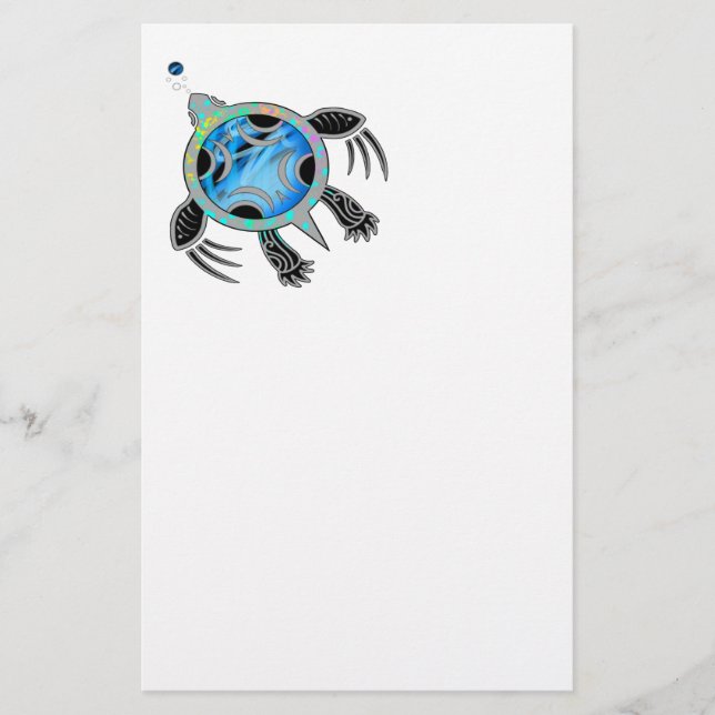 Painted Sea Turtle (Front)