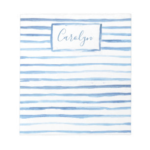 Painted Stripes Customisable Notepad
