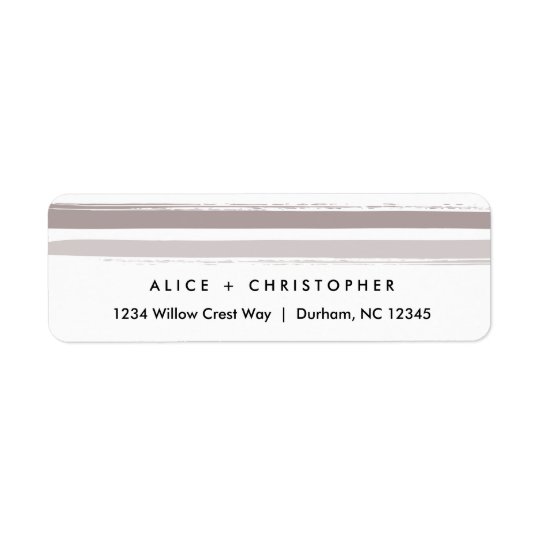 Painted stripes | Return address labels