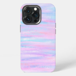 Painted Stripes Turquoise Pink Purple Case-Mate iP iPhone 13 Pro Case