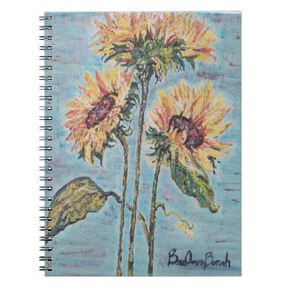 Painted Sunflowers Notebook