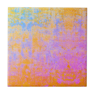 Painted texture ceramic tile