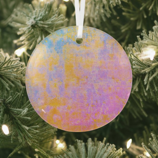 Painted texture sunset ornament (Insitu)