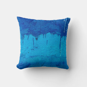Painted textured and decorativeabstract, architect cushion