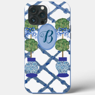 Painted Topiary Chinoiserie Ginger Jars Jar iPhone 13 Pro Max Case