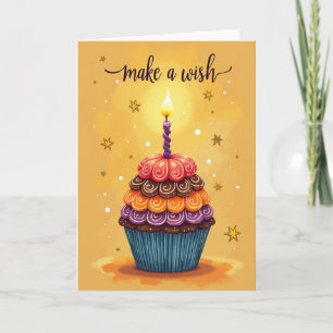 Painted Treat Birthday Card