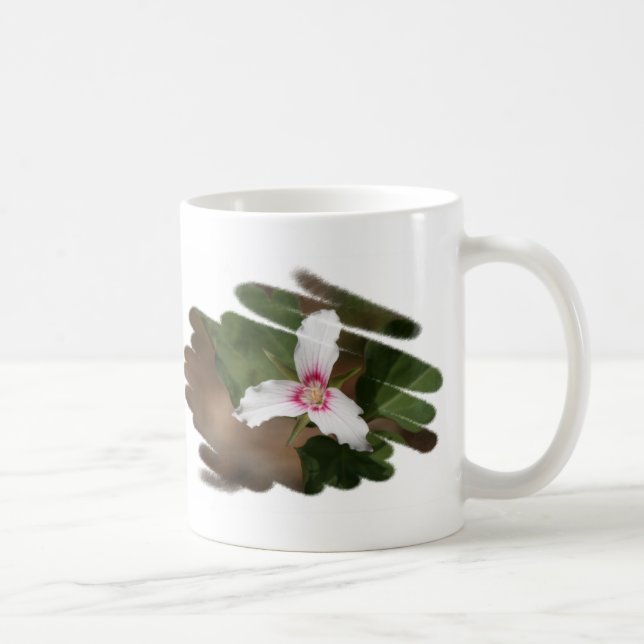 Painted Trillium wildflower Mug (Right)