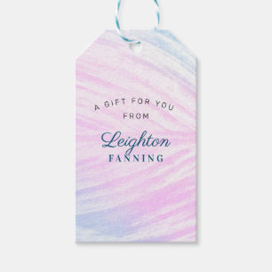 Painted Tropical Leaf Gift Tags