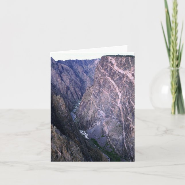 Painted Wall, Black Canyon of the Gunnison  Card (Front)