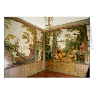 Painted wall panels in the Salon of Gille