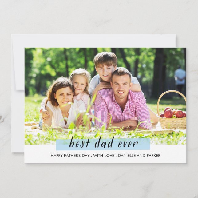 Painted washi tape father's day Card (Front)