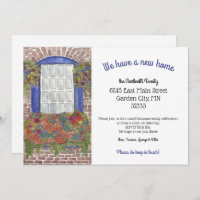 Painted Window New Home Address