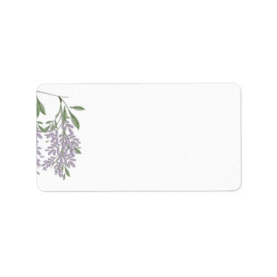 Painted Wisteria Address Labels