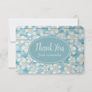 Painted Wood Fence Thank You Card