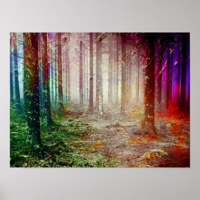 Painted Woods Poster (Front)