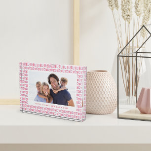 Painted XOXO Valentine's Day Photo Block