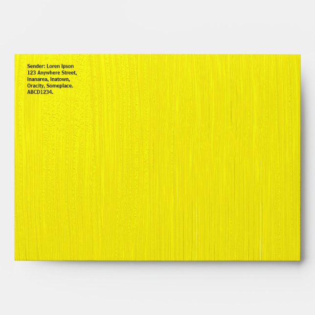 Painted Yellow Envelopes (Front)
