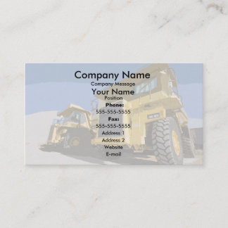Painted Yellow Trucks Business Card