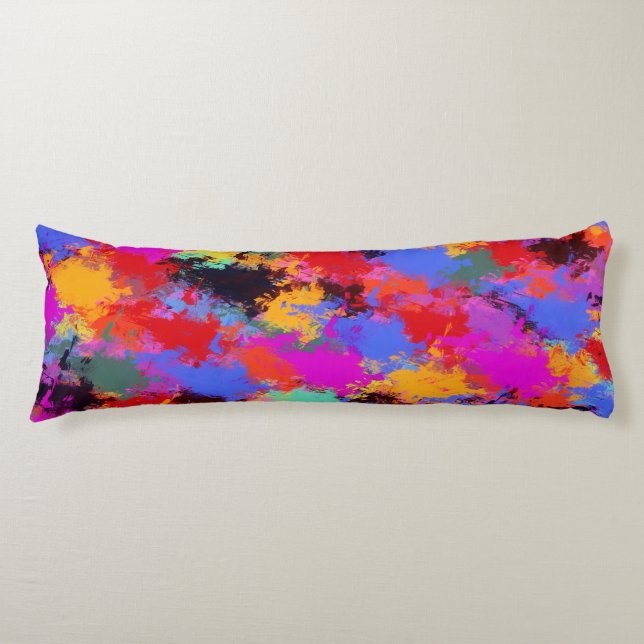 Painted Zebra Body Cushion (Front)