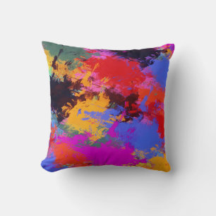 Painted Zebra Cushion