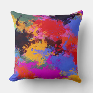 Painted Zebra Cushion