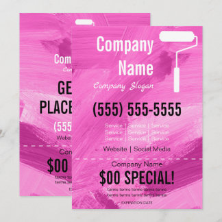 Painter 5x7 Flyer Invitation
