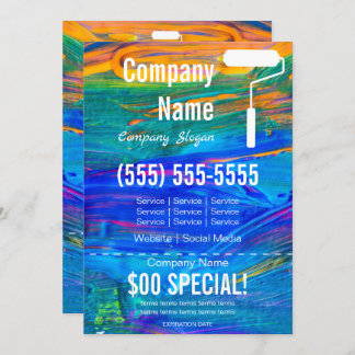 Painter 5x7 Flyer Invitation