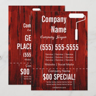 Painter 5x7 Flyer Invitation