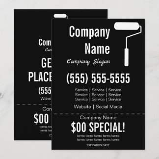 Painter 5x7 Flyer Invitation