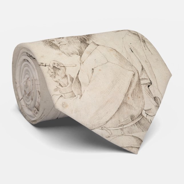 Painter and Connoisseur Pieter Bruegel Tie (Rolled)